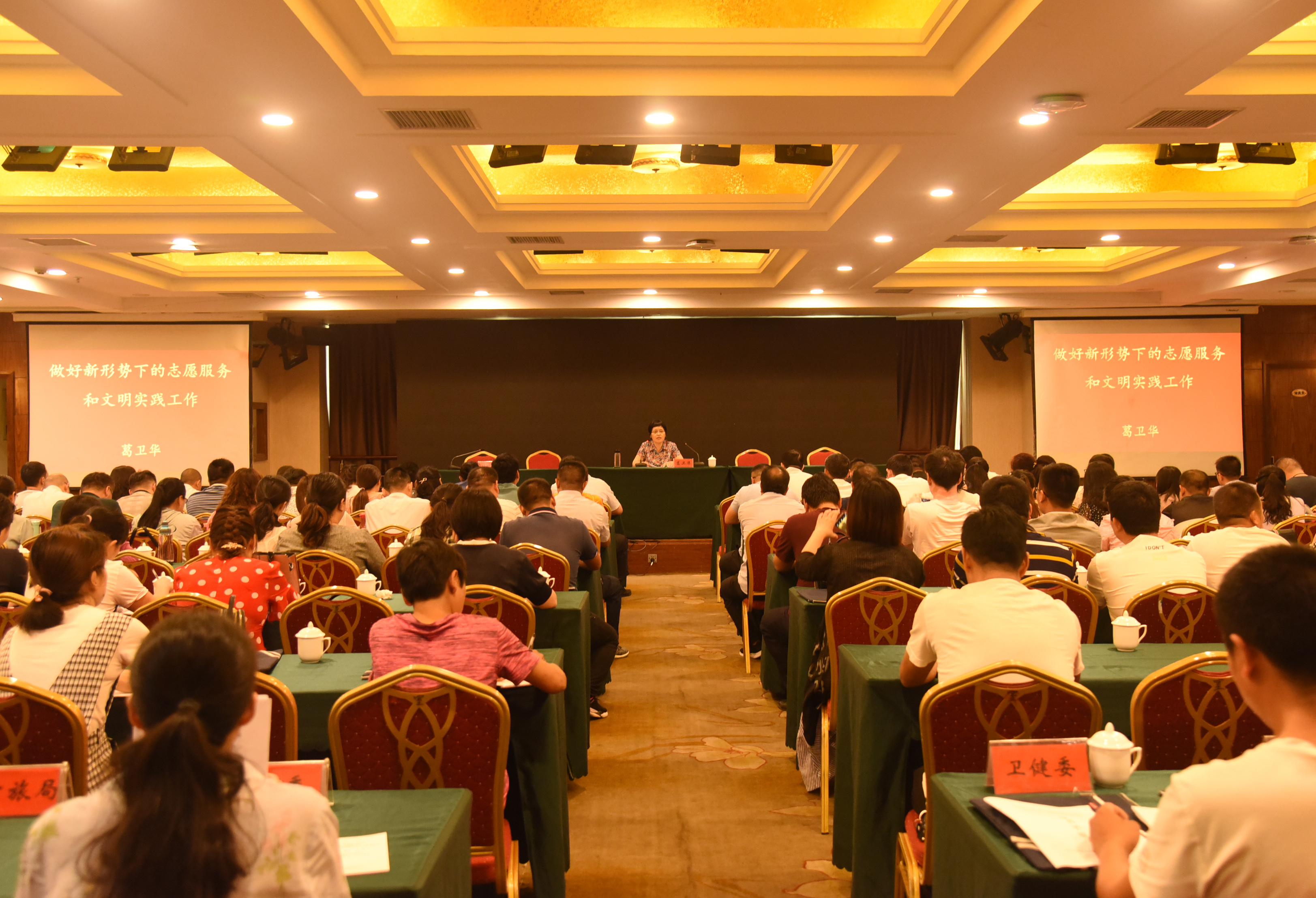 2河南省文明办思想道德建设处处长葛卫华作报告.jpg